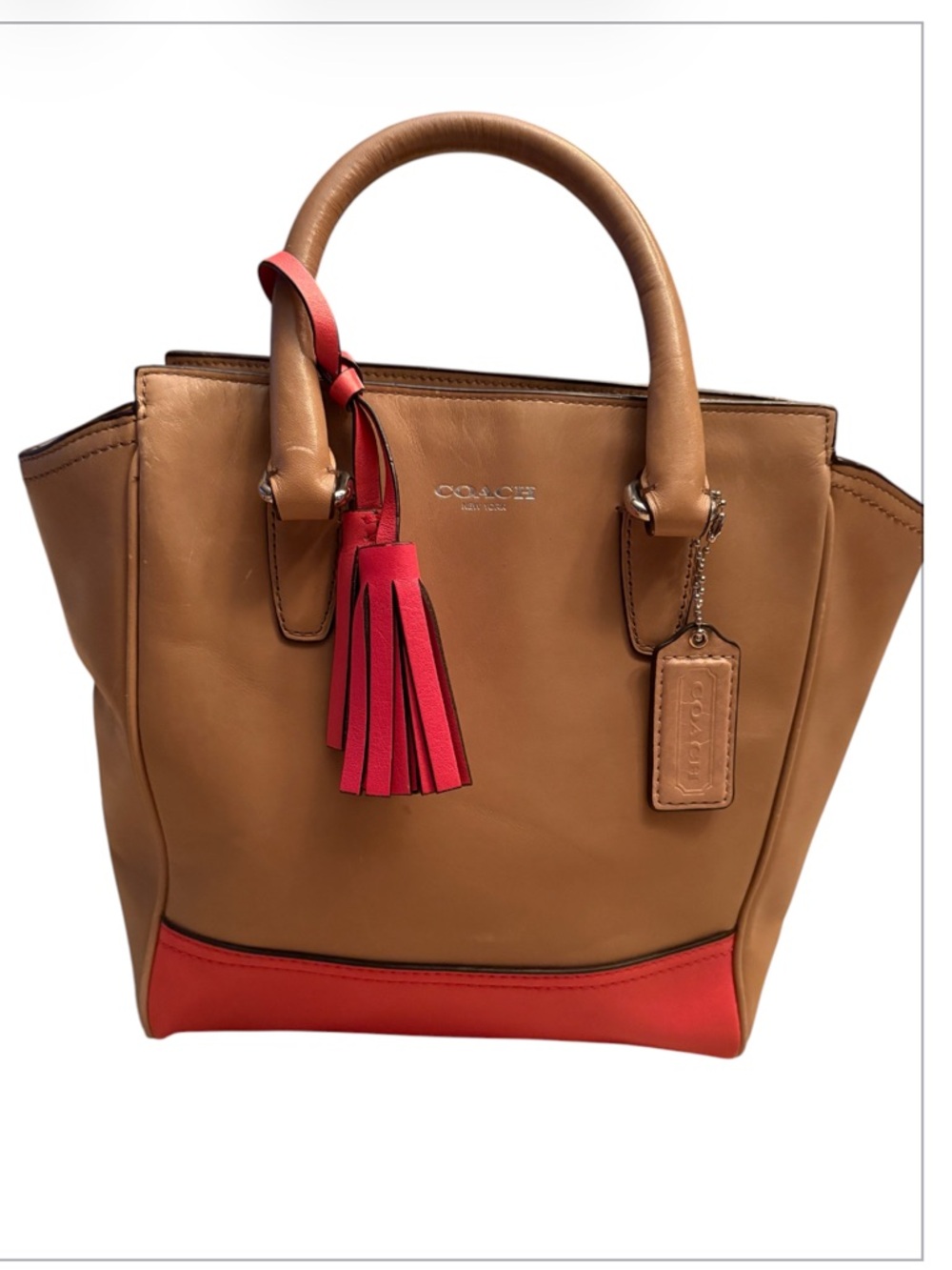 COACH Legacy Colorblock Leather Mini Tanner